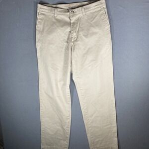 Lee total Freedom Relaxed Fit Khaki Pants Mens Size 34x31